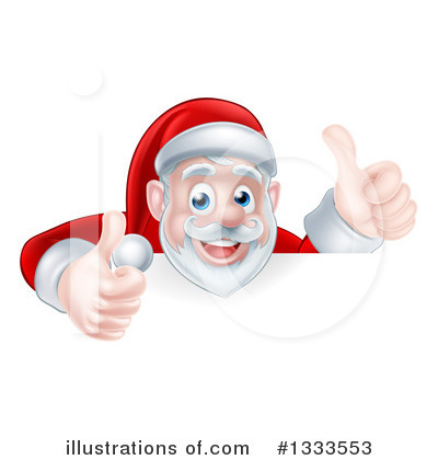 Royalty-Free (RF) Santa Clipart Illustration by AtStockIllustration - Stock Sample #1333553