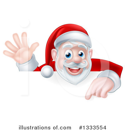 Royalty-Free (RF) Santa Clipart Illustration by AtStockIllustration - Stock Sample #1333554