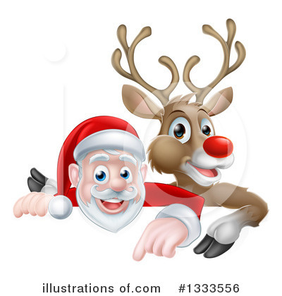 Royalty-Free (RF) Santa Clipart Illustration by AtStockIllustration - Stock Sample #1333556