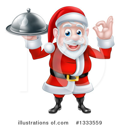Royalty-Free (RF) Santa Clipart Illustration by AtStockIllustration - Stock Sample #1333559
