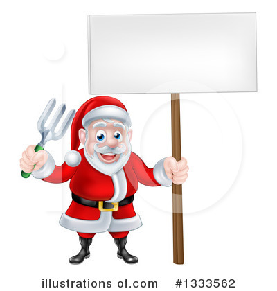 Royalty-Free (RF) Santa Clipart Illustration by AtStockIllustration - Stock Sample #1333562