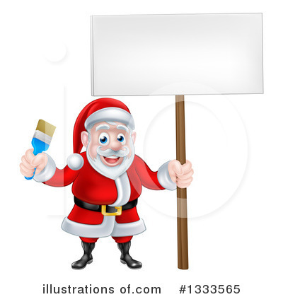 Royalty-Free (RF) Santa Clipart Illustration by AtStockIllustration - Stock Sample #1333565