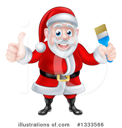 Royalty-Free (RF) Santa Clipart Illustration by AtStockIllustration - Stock Sample #1333566