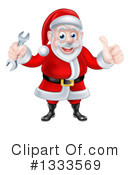 Santa Clipart #1333569 by AtStockIllustration