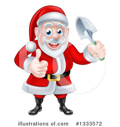 Royalty-Free (RF) Santa Clipart Illustration by AtStockIllustration - Stock Sample #1333572