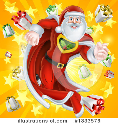 Royalty-Free (RF) Santa Clipart Illustration by AtStockIllustration - Stock Sample #1333576