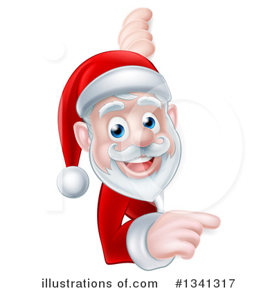 Royalty-Free (RF) Santa Clipart Illustration by AtStockIllustration - Stock Sample #1341317