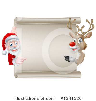 Royalty-Free (RF) Santa Clipart Illustration by AtStockIllustration - Stock Sample #1341526