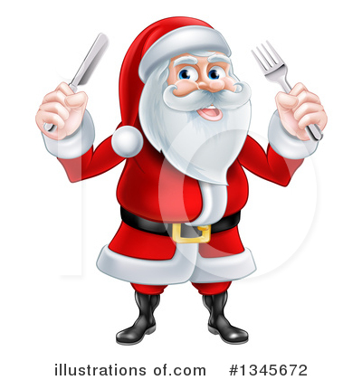 Royalty-Free (RF) Santa Clipart Illustration by AtStockIllustration - Stock Sample #1345672