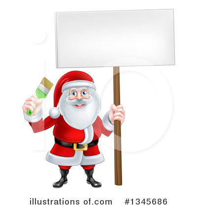 Royalty-Free (RF) Santa Clipart Illustration by AtStockIllustration - Stock Sample #1345686