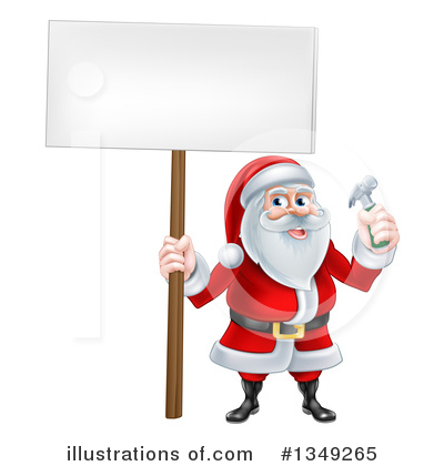 Royalty-Free (RF) Santa Clipart Illustration by AtStockIllustration - Stock Sample #1349265