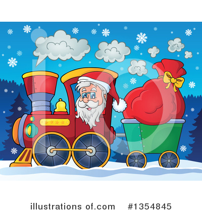 Santas Sack Clipart #1354845 by visekart