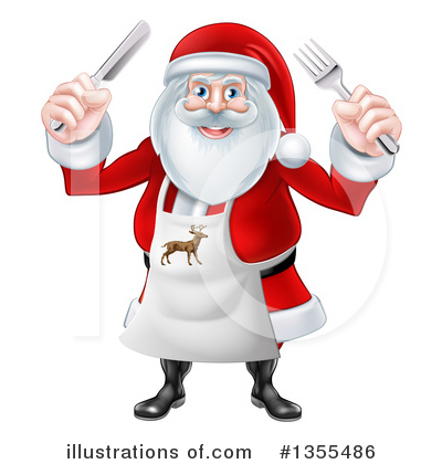 Royalty-Free (RF) Santa Clipart Illustration by AtStockIllustration - Stock Sample #1355486