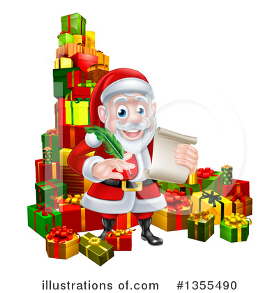 Christmas Present Clipart #1355490 by AtStockIllustration
