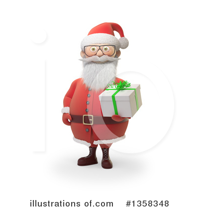 Royalty-Free (RF) Santa Clipart Illustration by Mopic - Stock Sample #1358348