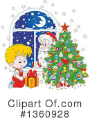 Santa Clipart #1360928 by Alex Bannykh