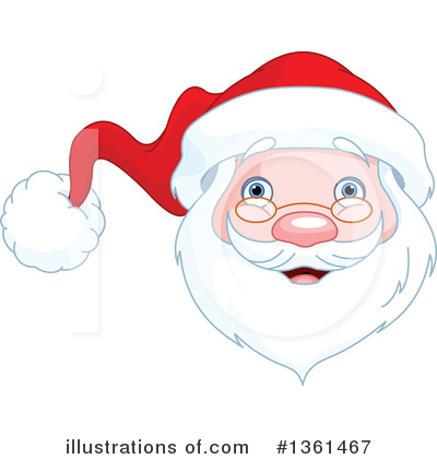 Royalty-Free (RF) Santa Clipart Illustration by Pushkin - Stock Sample #1361467