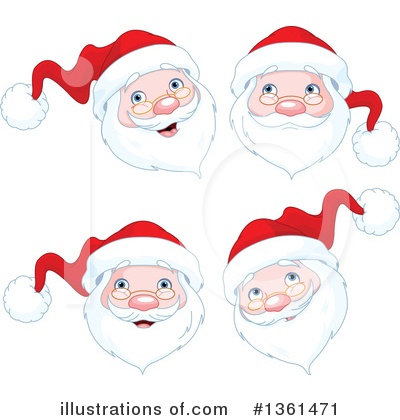Royalty-Free (RF) Santa Clipart Illustration by Pushkin - Stock Sample #1361471
