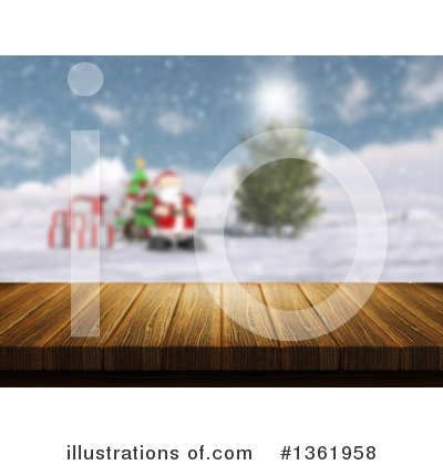 Royalty-Free (RF) Santa Clipart Illustration by KJ Pargeter - Stock Sample #1361958