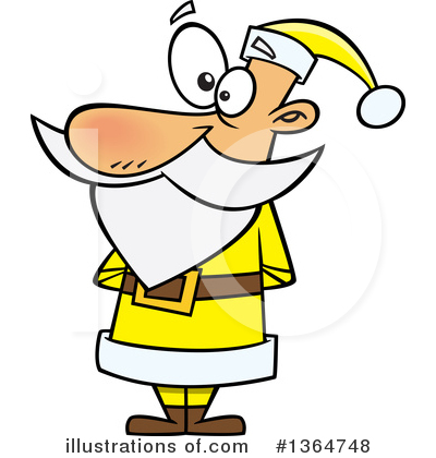 Royalty-Free (RF) Santa Clipart Illustration by toonaday - Stock Sample #1364748