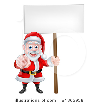 Royalty-Free (RF) Santa Clipart Illustration by AtStockIllustration - Stock Sample #1365958