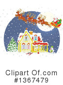 Santa Clipart #1367479 by Alex Bannykh