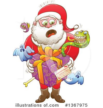 Royalty-Free (RF) Santa Clipart Illustration by Zooco - Stock Sample #1367975