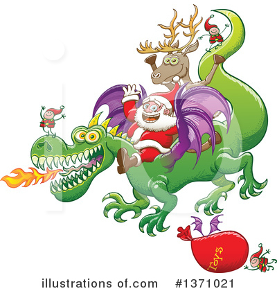 Royalty-Free (RF) Santa Clipart Illustration by Zooco - Stock Sample #1371021