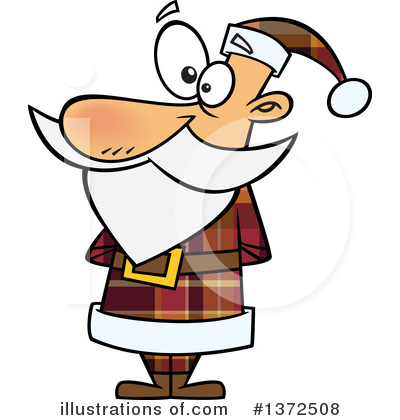 Royalty-Free (RF) Santa Clipart Illustration by toonaday - Stock Sample #1372508