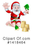 Santa Clipart #1418464 by AtStockIllustration