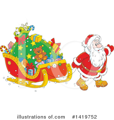 Christmas Eve Clipart #1419752 by Alex Bannykh