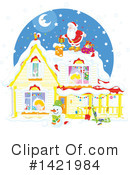 Santa Clipart #1421984 by Alex Bannykh