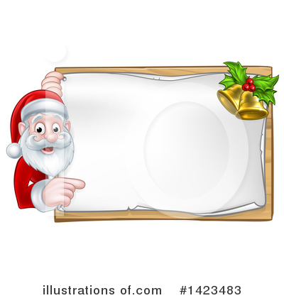 Royalty-Free (RF) Santa Clipart Illustration by AtStockIllustration - Stock Sample #1423483