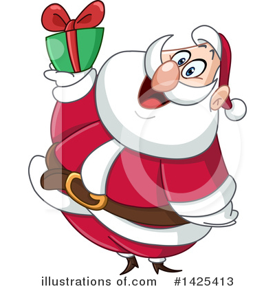 Royalty-Free (RF) Santa Clipart Illustration by yayayoyo - Stock Sample #1425413