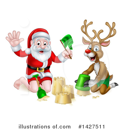 Royalty-Free (RF) Santa Clipart Illustration by AtStockIllustration - Stock Sample #1427511
