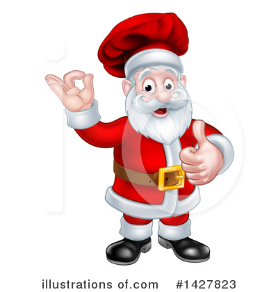 Royalty-Free (RF) Santa Clipart Illustration by AtStockIllustration - Stock Sample #1427823