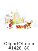 Santa Clipart #1428180 by Alex Bannykh