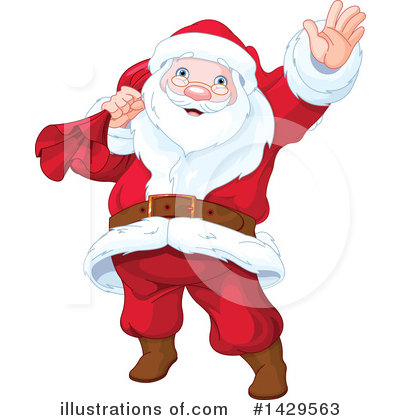 Royalty-Free (RF) Santa Clipart Illustration by Pushkin - Stock Sample #1429563