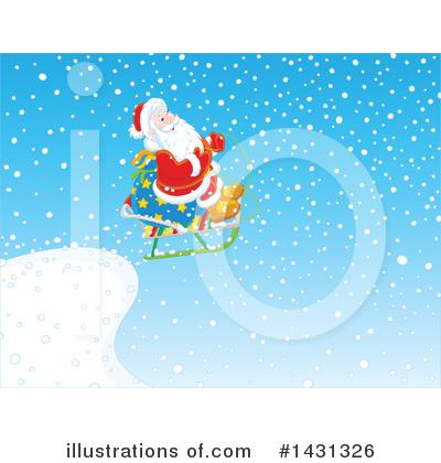 Royalty-Free (RF) Santa Clipart Illustration by Alex Bannykh - Stock Sample #1431326