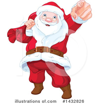 Royalty-Free (RF) Santa Clipart Illustration by Pushkin - Stock Sample #1432826