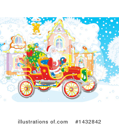 Royalty-Free (RF) Santa Clipart Illustration by Alex Bannykh - Stock Sample #1432842