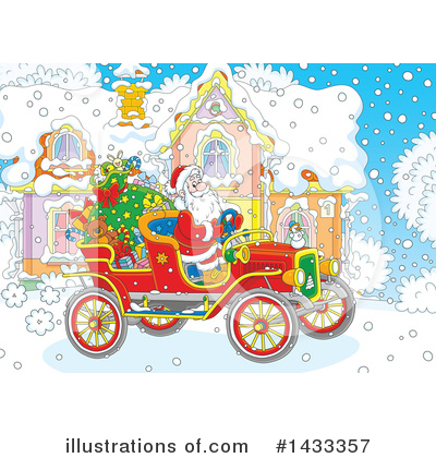 Royalty-Free (RF) Santa Clipart Illustration by Alex Bannykh - Stock Sample #1433357