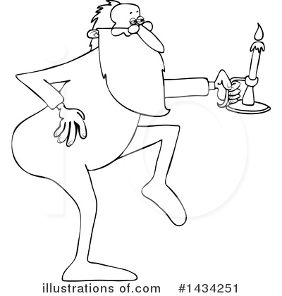 Royalty-Free (RF) Santa Clipart Illustration by djart - Stock Sample #1434251