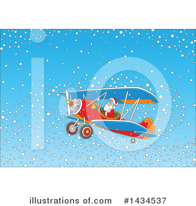Royalty-Free (RF) Santa Clipart Illustration by Alex Bannykh - Stock Sample #1434537
