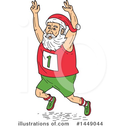 Santa Clipart #1449044 by patrimonio