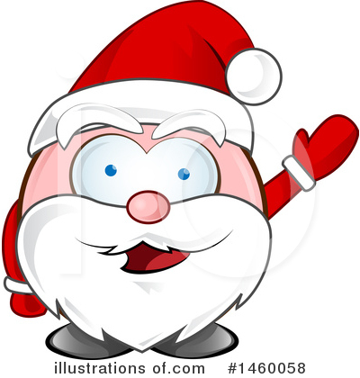 Royalty-Free (RF) Santa Clipart Illustration by Domenico Condello - Stock Sample #1460058