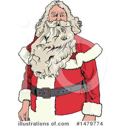 Royalty-Free (RF) Santa Clipart Illustration by dero - Stock Sample #1479774