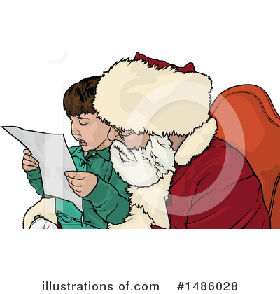 Royalty-Free (RF) Santa Clipart Illustration by dero - Stock Sample #1486028
