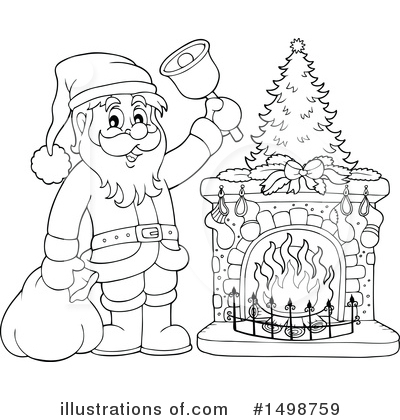 Royalty-Free (RF) Santa Clipart Illustration by visekart - Stock Sample #1498759