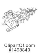 Santa Clipart #1498840 by AtStockIllustration
